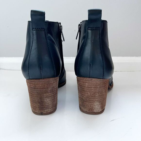 MADEWELL Shoes Women's Black Leather BRENNER Ankle Boots Booties Size 10 - Picture 6 of 12